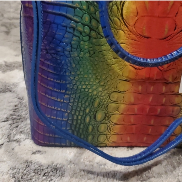 Rare Brahmin Popsicle Ombre Melbourne Duxbury Satchel-NWT - Picture 6 of 12